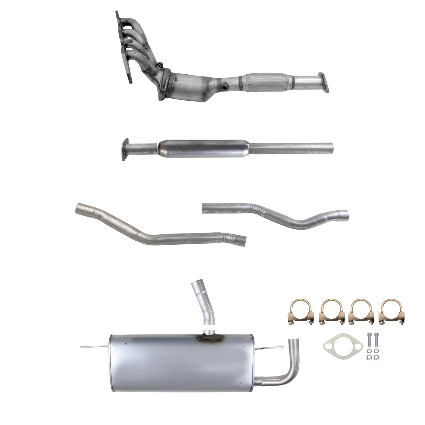 Ford Fusion 2.5L (2013-2019) Manifold Converter, Resonator, Pipe and Muffler