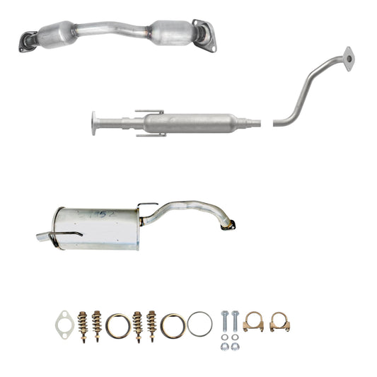 Nissan Versa Note 1.6L (2014-2018) 1.6L Catalytic Converter, Resonator And Muffler.