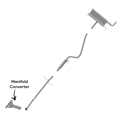 Chrysler 200 2.4L (2015-2017) Manifold Converter
