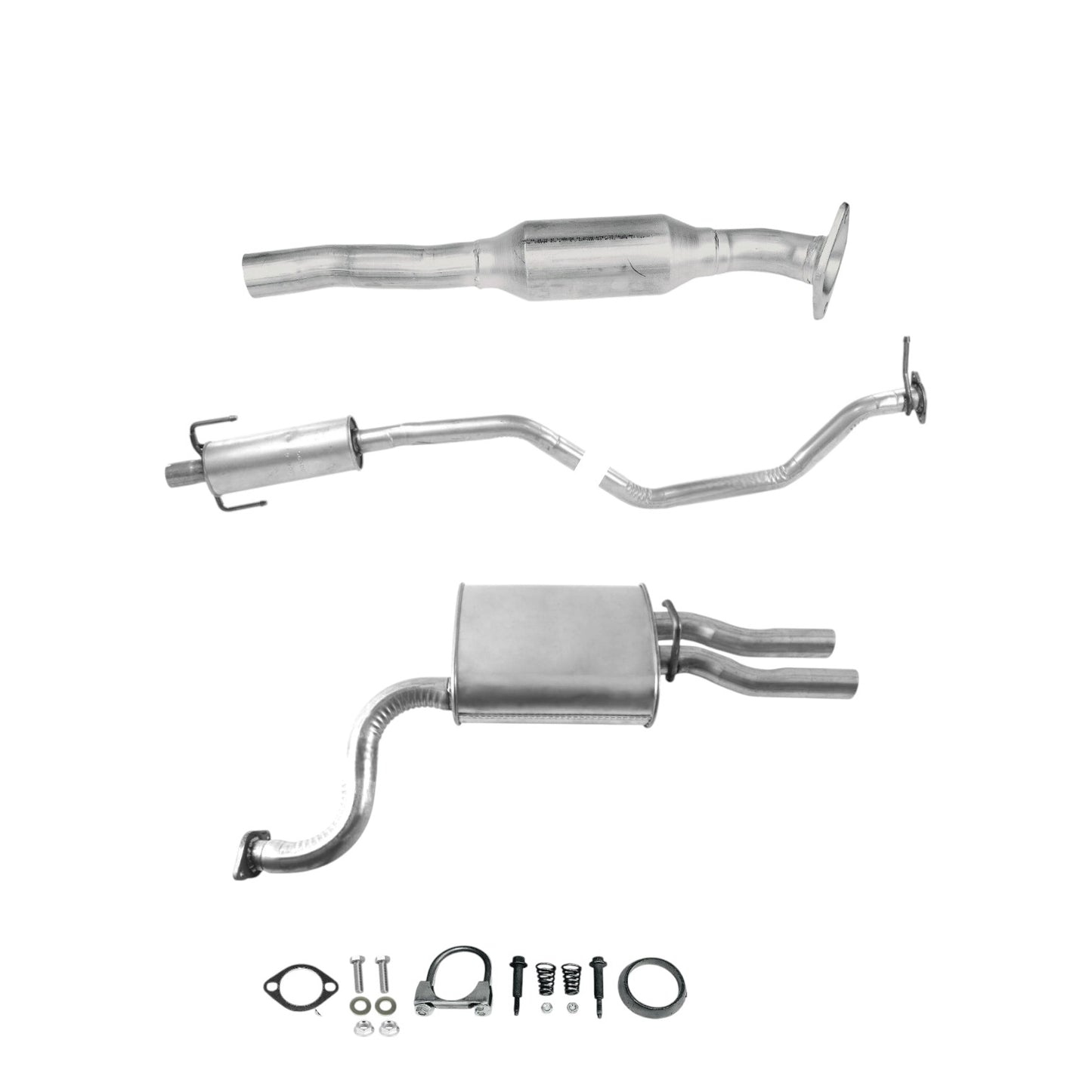 Mazda 6 2.5L 2009-2013 Catalytic Converter, Resonator and Muffler