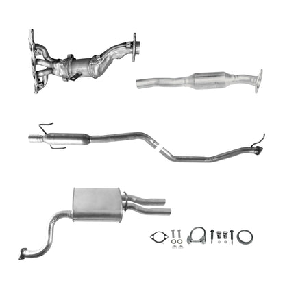 Collecteur d'échappement, convertisseur catalytique, résonateur et silencieux pour Mazda 6 2.5L (2009-2013)