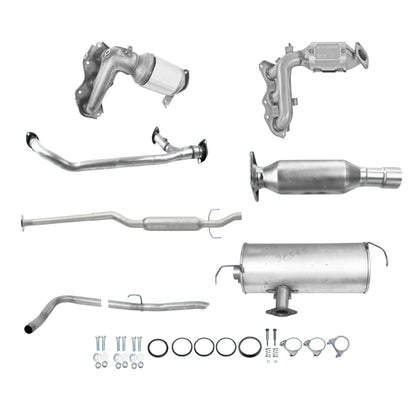 Toyota Sienna 3.5L 2007 To 2010 Complete Exhaust System FWD