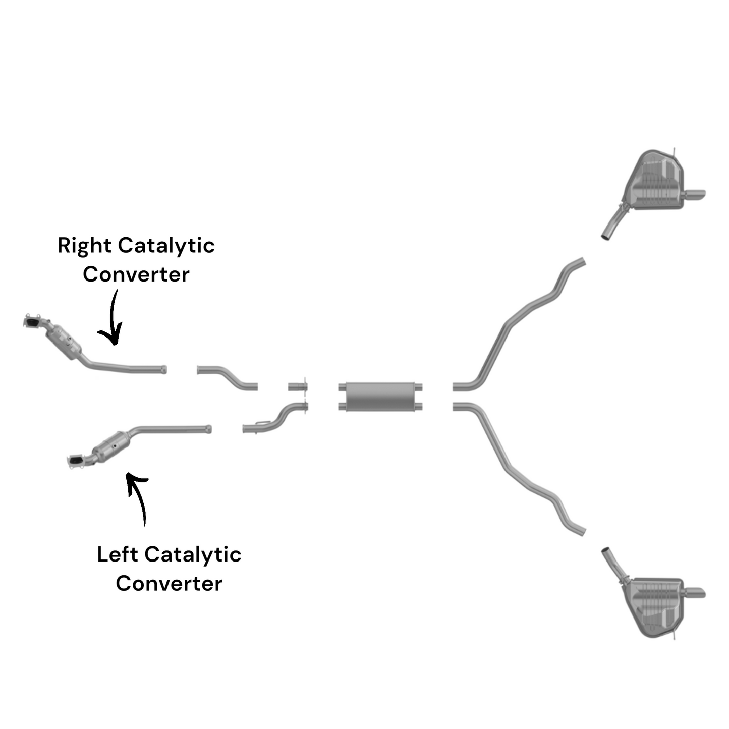 Dodge Durango 3.6L (2011-2012) Converter Converters