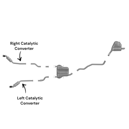 Dodge Durango 3.6L (2011-2012) Converter Converters