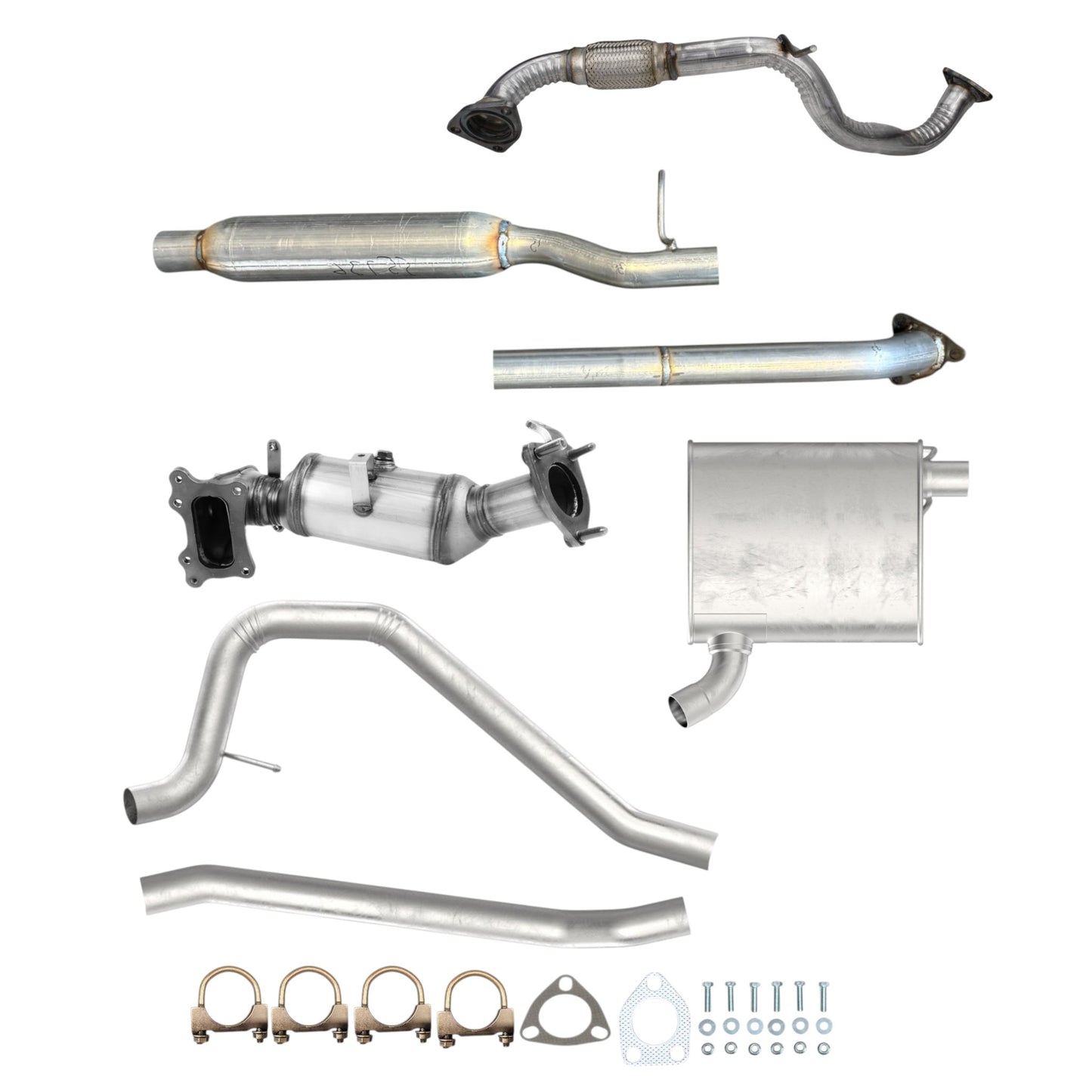 Honda Civic 2.0L (2016-2020) (Non-Turbo) (EK-Sub Model Only) (Sedan) Converter, Flex Pipe, Resonator, Pipe and Muffler