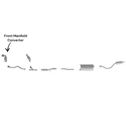 Toyota Highlander 3.5L (2017-2019) (Non-Hybrid) Front Manifold Converter