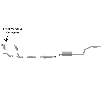 Toyota Sienna 3.5L (2017-2020) Front Manifold Converter