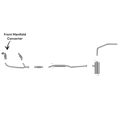 Toyota Sienna 3.5L (2017-2020) Front Manifold Converter