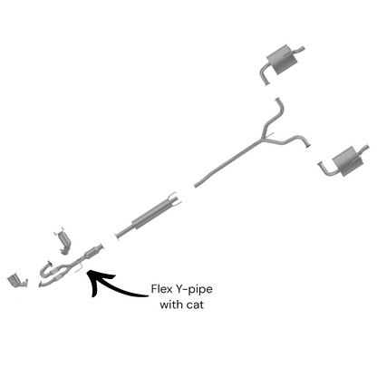 Nissan Altima 3.5L (2007-2018) Catalytic Converter with Flex