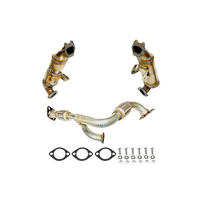 Ram Promaster-2500 3.6L 2014-2021 Catalytic Converter with Flex Y-Pipe