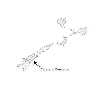 Volvo V70 3.2L (2008-2010) Catalytic Converter