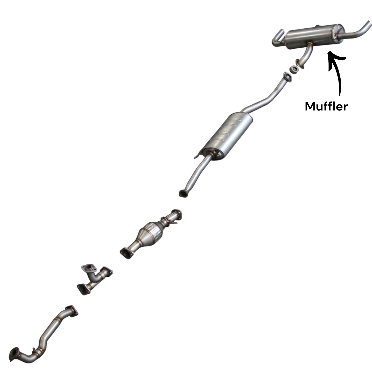 Lexus RX350 3.5L (2016-2022) (Non-Hybrid) Muffler