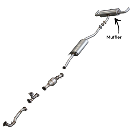 Lexus RX350 3.5L (2016-2022) (Non-Hybrid) Muffler