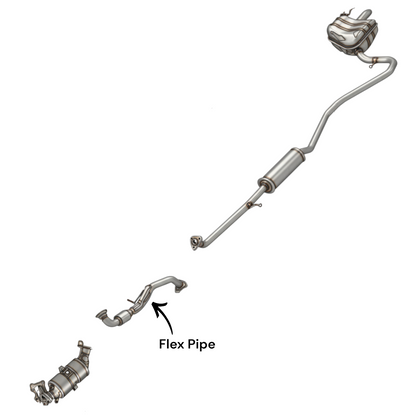 Honda Civic 2.0L (2022-2024) (Non-Turbo) Flex Pipe