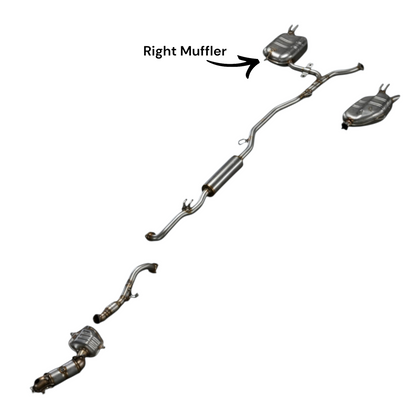 Silencieux gauche et droit (Turbo) pour Honda Accord 1.5L (2018-2022)