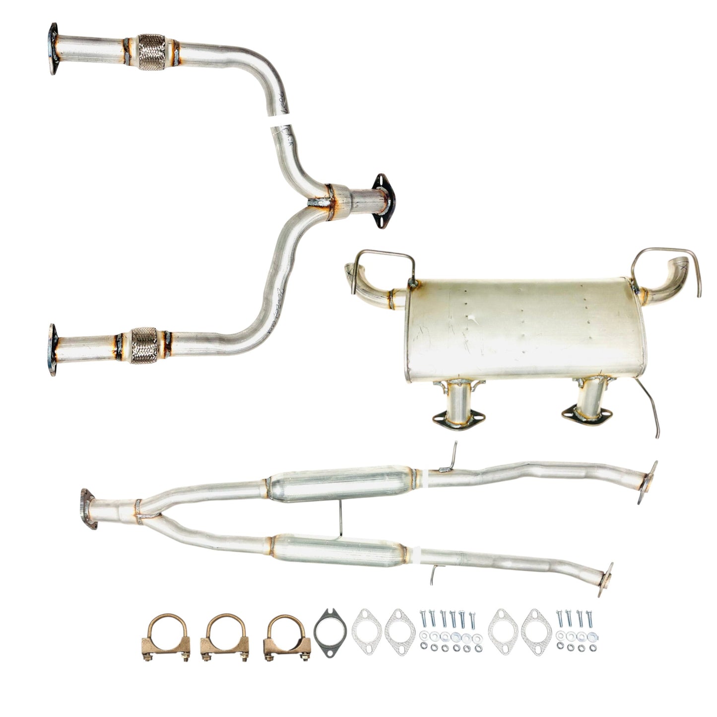 INFINITI FX50 5.0L (2009) (AWD) Flex Y-Pipe, Resonator Y-Pipe and Muffler