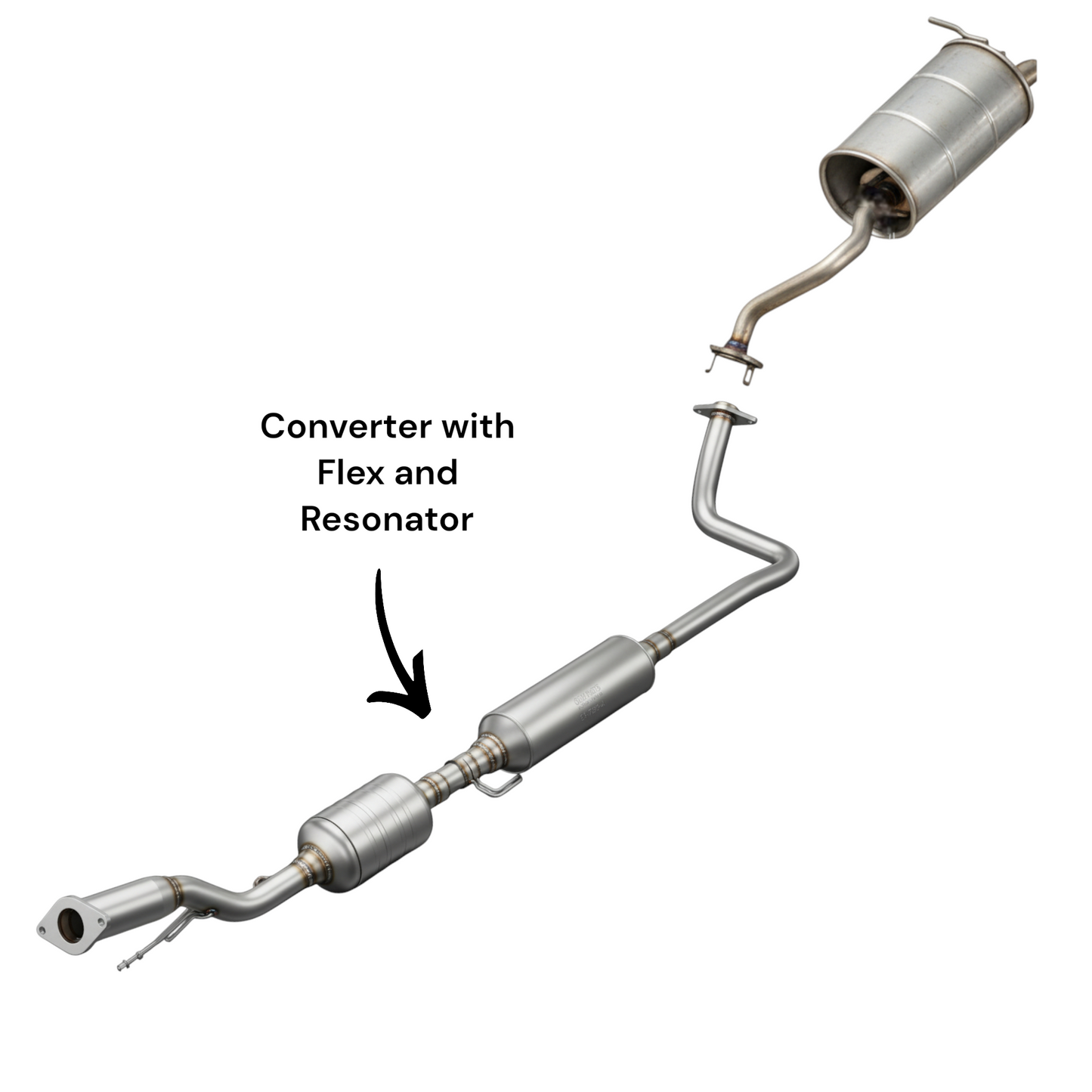 Résonateur et silencieux pour Nissan Kicks 1.6L (2018-2024)