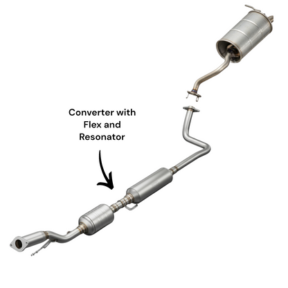 Résonateur et silencieux pour Nissan Kicks 1.6L (2018-2024)