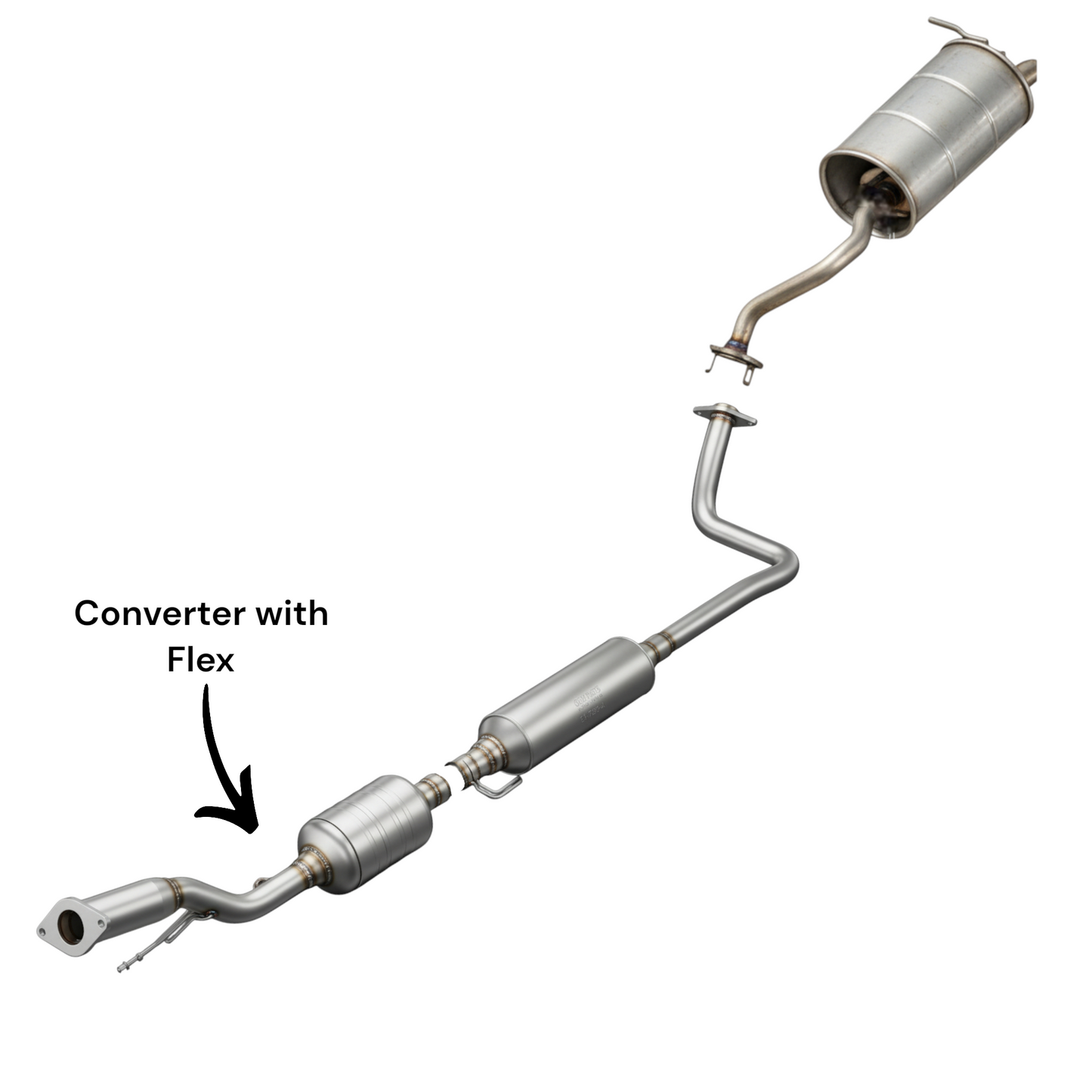 Résonateur et silencieux pour Nissan Kicks 1.6L (2018-2024)