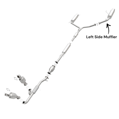 Acura TL 3.5L (2009-2014) Left Side Muffler