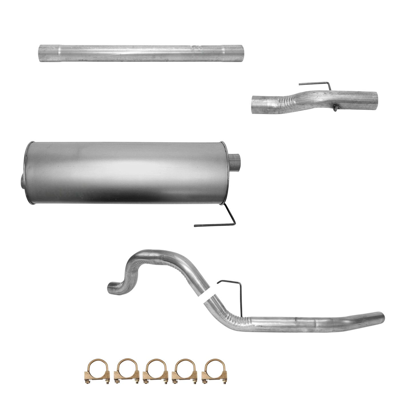 Ford F-150 4.2L (2005-2008) (144.5"Wheelbase) Pipes, Muffler and Tail Pipe