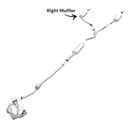 Subaru Forester 2.5L (2009-2010) (SOHC) (Non-Turbo) (Sedan) Right Muffler