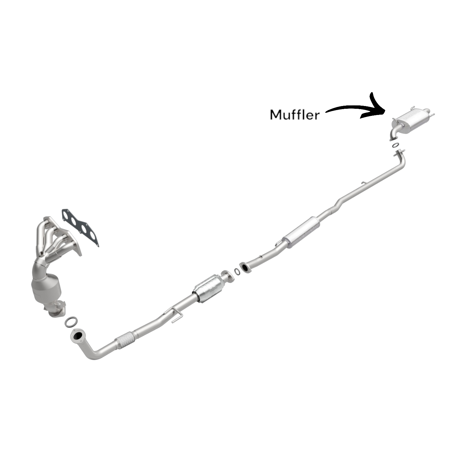 Toyota Camry 2.5L (2012, 2013, 2014, 2015, 2016, 2017) Muffler