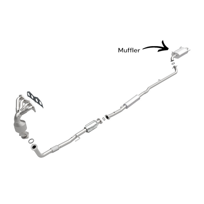Toyota Camry 2.5L (2012, 2013, 2014, 2015, 2016, 2017) Muffler