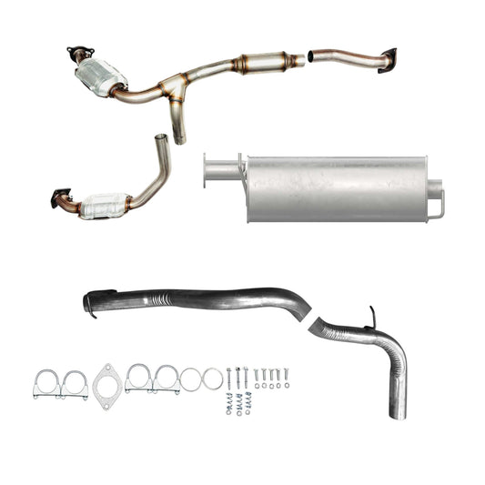 Convertisseur catalytique, silencieux et tuyau d'échappement pour Chevrolet Express 2500 4.8L (2010-2011) (empattement de 135 pouces).