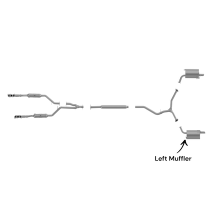 Subaru Tribeca 3.6L (2008-2014) Left Muffler