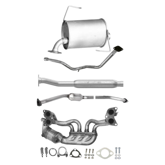 Subaru Forester 2.5L (2014-2016) (Non-Turbo) Manifold Converter, catalytic converter, resonator Pipe, Muffler