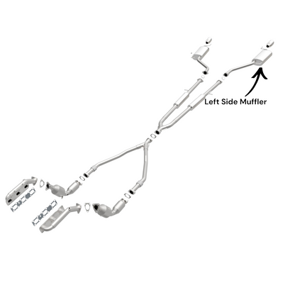 Infiniti M45 4.5L (2006-2010) Left Side Muffler
