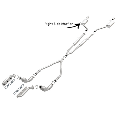 Infiniti M45 4.5L (2006-2010) Right Side Muffler