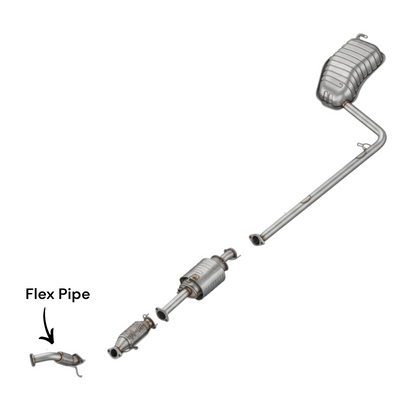 Hyundai Sonata 2.4L (2011-2015) (Hybrid) Flex Pipe