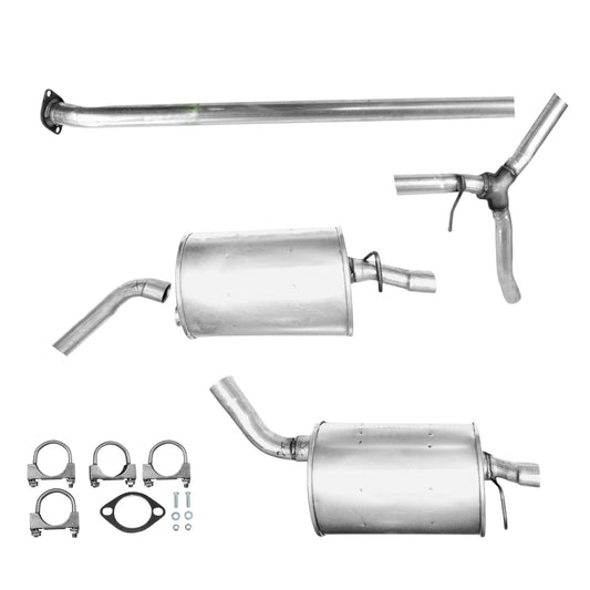 Kia Optima 2.4L 2011-2013 (Only Korean Built) Both side Mufflers with Y-Pipe