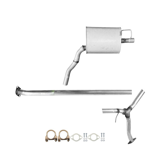 Kia Optima 2.4L 2011-2013 (Fabrication coréenne uniquement) Silencieux latéraux avec collecteur en Y