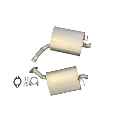 Hyundai Sonata 2.4L 2015-2017 Right and Left Side Muffler Dual outlet