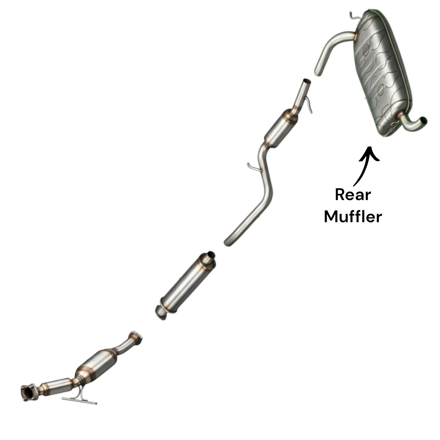 Volvo V50 2.4L (2005-2010) (Non-Turbo) Rear Muffler