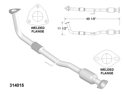 Toyota Solara 2.2L V4 (1999-2001) Catalytic Converter