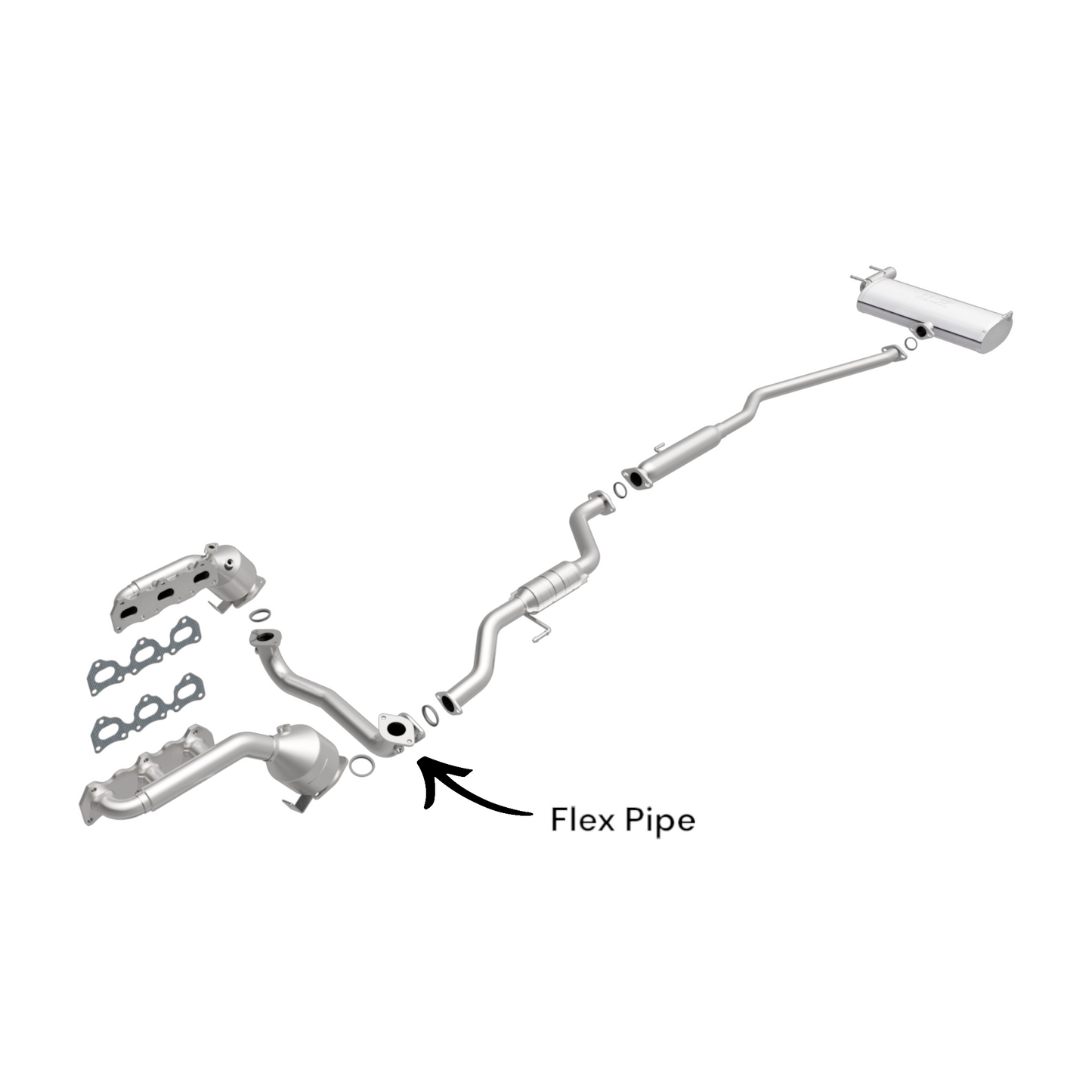 Suzuki Grand Vitara 2.7L (2006-2008) V6 Flex Pipe