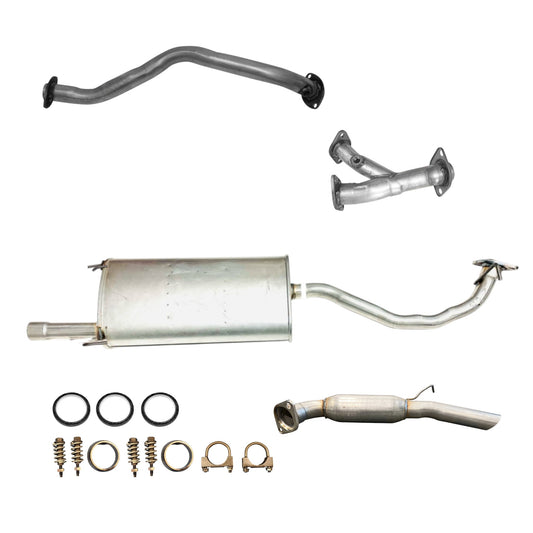 Toyota Highlander 3.3L (2006-2007) (Hybrid) Front Pipe, Y-Pipe, Muffler and Resonator