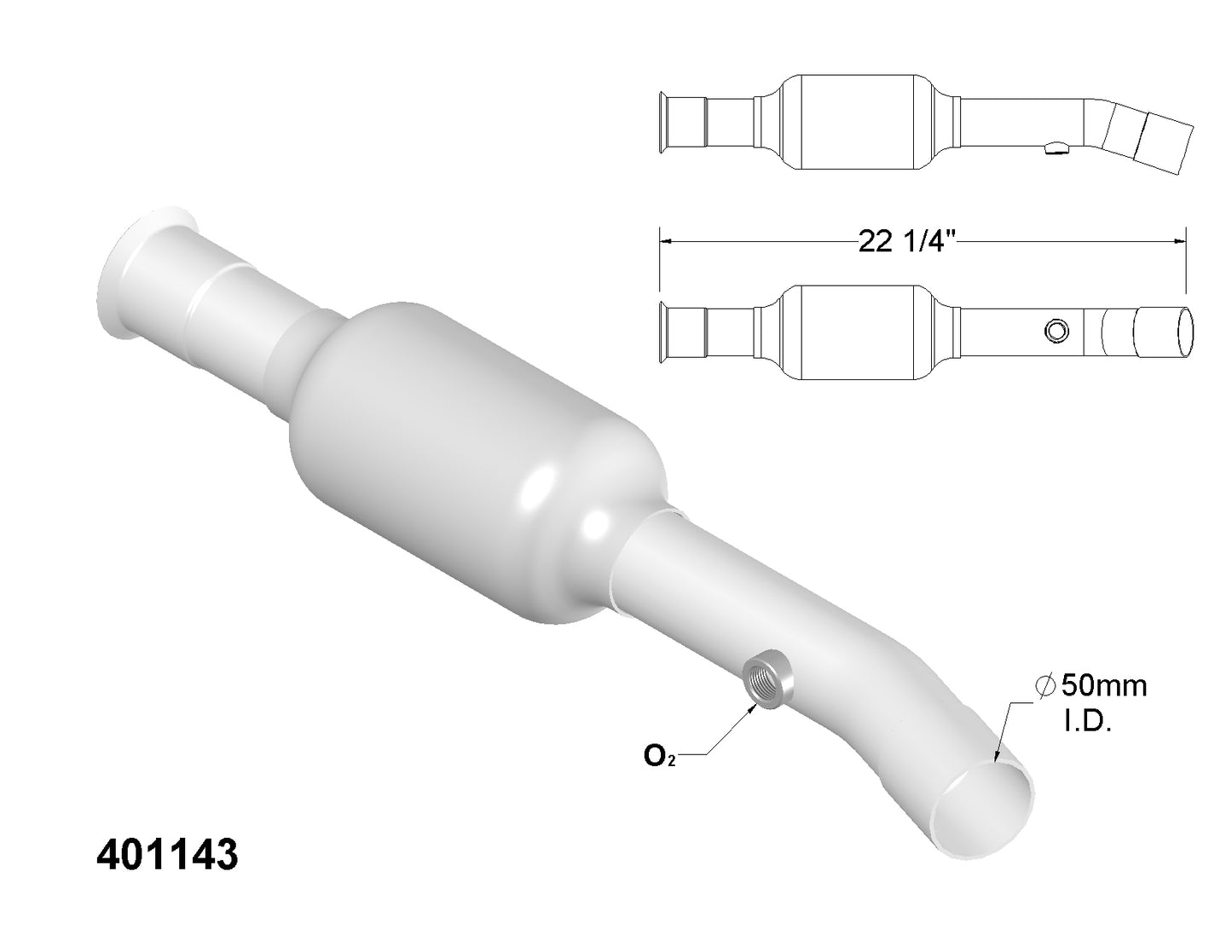 Toyota Corolla 1.8L (1998-2002) Catalytic Converter