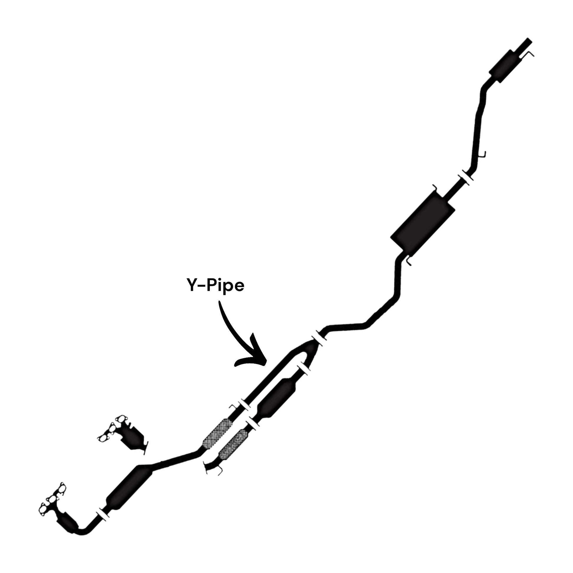 Mazda MPV 3.0L (2002-2006) (FWD) Y-Pipe