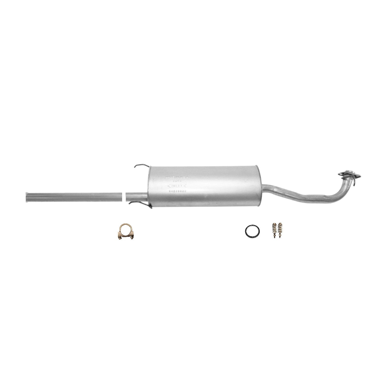 Toyota Highlander 2.4L (2004-2007) V4 & Toyota Highlander 3.3L (2004-2007) V6 & Toyota Highlander 3.5L (2008-2013) V6 Rear Muffler