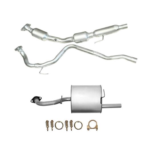 Toyota Yaris 1.5L (2006-2011) (Hatchback) Catalytic Converter with Resonator and Rear Muffler