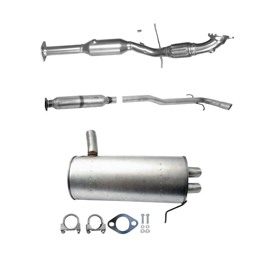 Volvo XC90 2.5L (2003-2006) (FWD) ( Turbo) Flex pipe with Converter, Resonator and Muffler