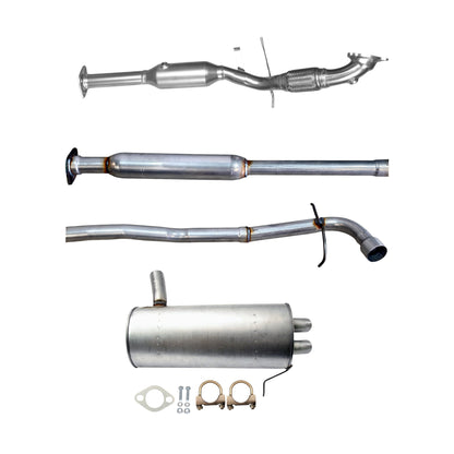 Tuyau flexible avec convertisseur, résonateur et silencieux pour Volvo XC90 2.5L (2003-2006) (traction avant) (turbo)