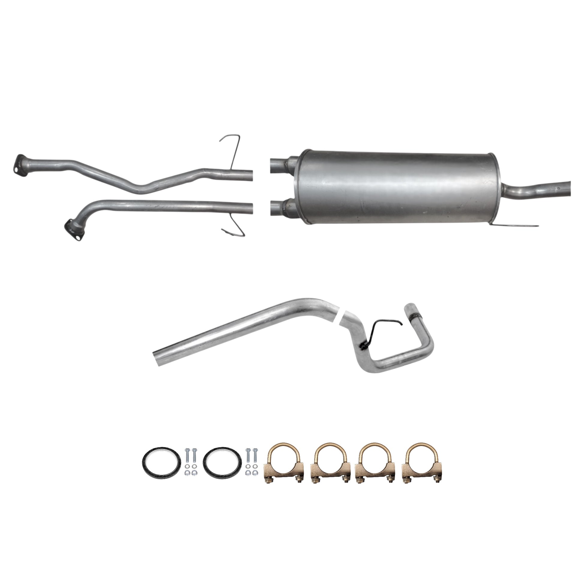 Toyota Tundra 4.7L (2007-2009) (145.7" Wheelbase) Muffler & Tail Pipe