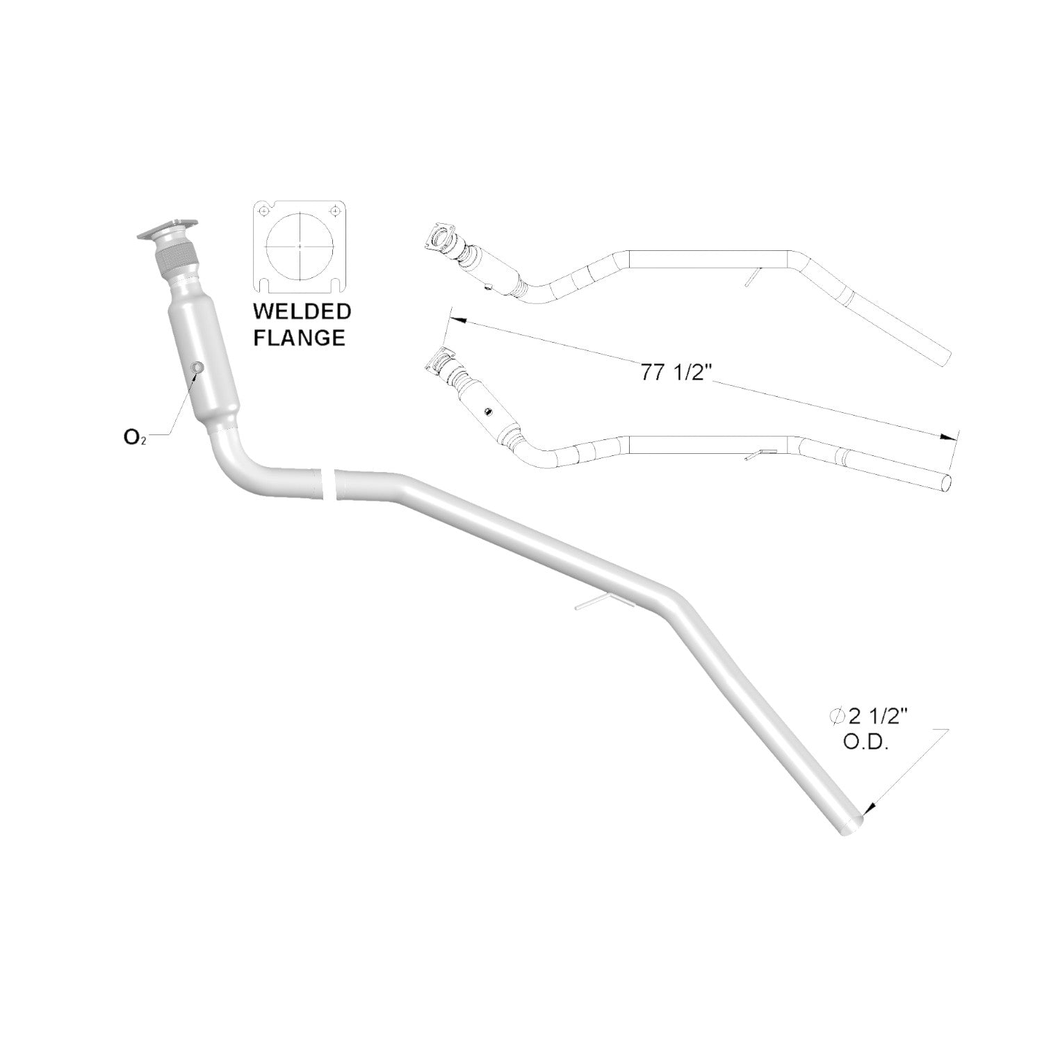 Dodge Grand Caravan 3.3L (2008-2010) Catalytic Converter