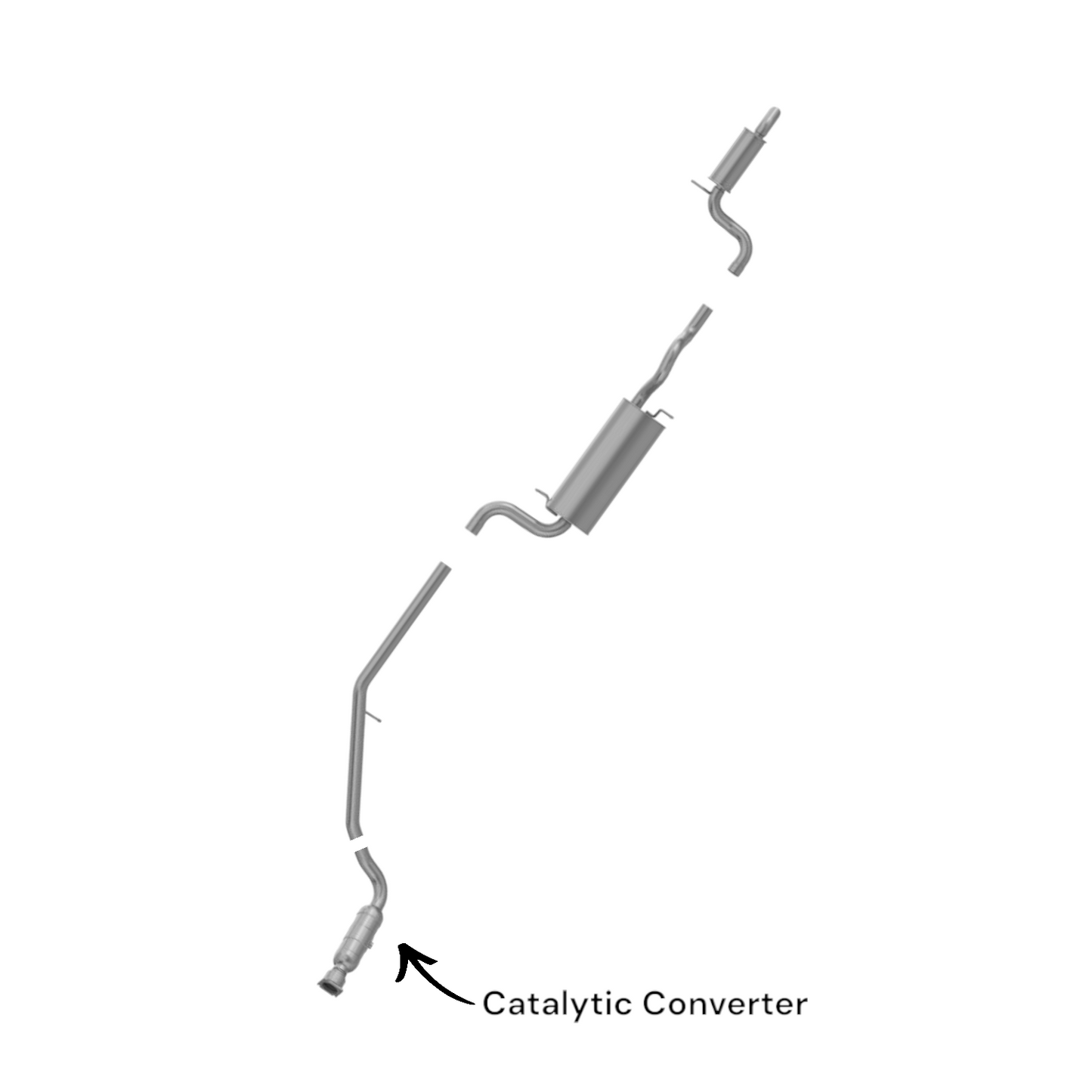Volkswagon Routan 3.8L (2009, 2010) Catalytic Converter